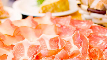 thinly sliced ibérico de bellota ham